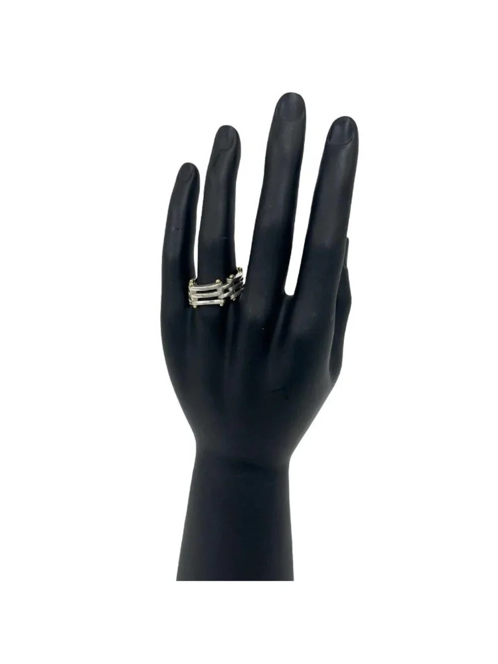 Tiffany & Co Vintage Gate Ring 925 Sterling Silver Accessory